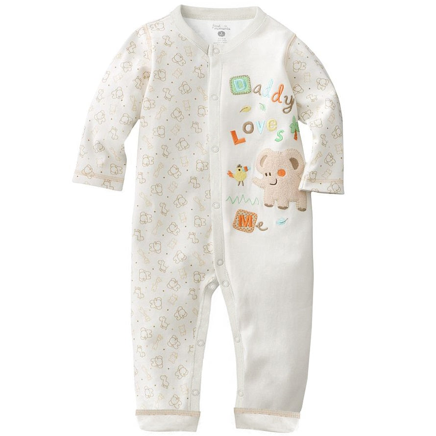 Cotton Long Sleeve Rompers